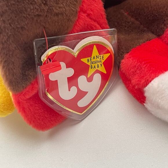 Vintage Very Rare TY Beanie Baby  GOBBLES the Turkey - Picture 2 of 7
